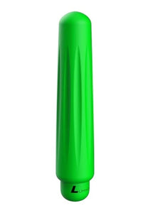 Delia - Abs Bullet With Silicone Sleeve - 10-speeds - Green
