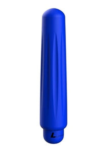 Delia - Abs Bullet With Silicone Sleeve - 10-speeds - Royal Blue