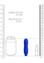 Load image into Gallery viewer, Ella - Abs Bullet With Silicone Sleeve - 10-speeds - Royal Blue
