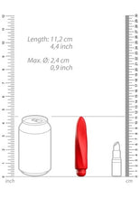 Load image into Gallery viewer, Myra - Abs Bullet With Silicone Sleeve - 10-speeds - Red
