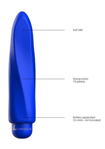 Myra - Abs Bullet With Silicone Sleeve - 10-speeds - Royal Blue