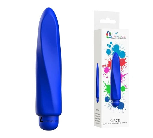 Myra - Abs Bullet With Silicone Sleeve - 10-speeds - Royal Blue