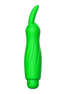 Sofia - Abs Bullet With Silicone Sleeve - 10-speeds - Green