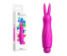 Load image into Gallery viewer, Sofia - Abs Bullet With Silicone Sleeve - 10-speeds - Fuchsia
