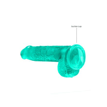Load image into Gallery viewer, Realrock 6&#39;&#39; Realistic Dildo With Balls Turquoise
