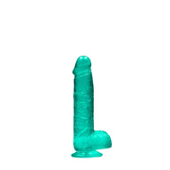 Realrock 6'' Realistic Dildo With Balls Turquoise