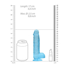 Load image into Gallery viewer, Realrock 6&#39;&#39; Realistic Dildo With Balls Blue

