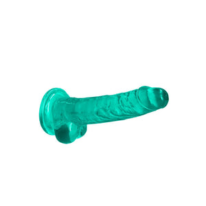 Realrock 7'' Realistic Dildo With Balls Turquoise