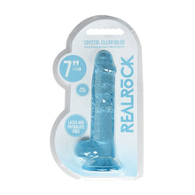 Load image into Gallery viewer, Realrock 7&#39;&#39; Realistic Dildo With Balls Blue
