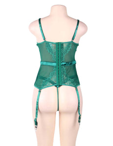 Seduction Green Lace/ Mesh Babydoll (16-18) 3xl