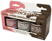 Load image into Gallery viewer, Chocolate Lovers Neapolitan Body Paints
