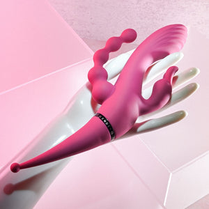 Gender X Four By Four Multi Vibrator - Pink
