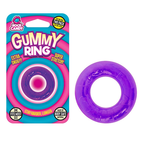 Rock Candy Gummy Ring Purple