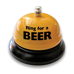 Table Bell Ring For A Beer Yellow