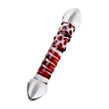 Load image into Gallery viewer, Sexus Glass Dildo Red Delight 19cm
