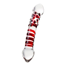 Load image into Gallery viewer, Sexus Glass Dildo Red Delight 19cm
