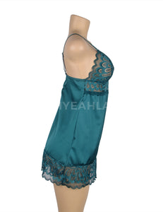 Green Lace With Hook And Eye Babydoll (16-18) 3xl