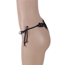 Load image into Gallery viewer, Black Embroidered G-string (16) 2xl
