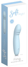 Load image into Gallery viewer, Soft By Playful Fling G-spot Vibrator Blue
