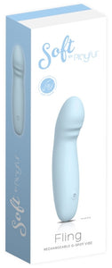 Soft By Playful Fling G-spot Vibrator Blue