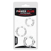 Load image into Gallery viewer, Power Plus Triple Beaded Ring Set
