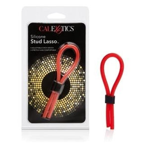 Silicone Stud Lasso Rings Red