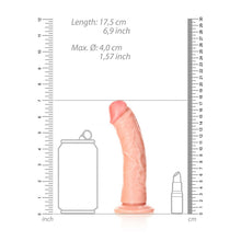 Load image into Gallery viewer, Realrock 6&#39;&#39; Realistic Curved Dildo Flesh
