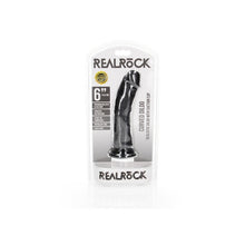 Load image into Gallery viewer, Realrock 6&#39;&#39; Realistic Curved Dildo Black
