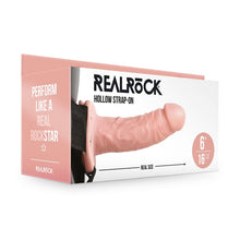 Load image into Gallery viewer, Realrock 6&quot; Hollow Strapon Flesh
