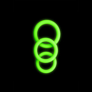 Ouch! Glow In The Dark Cock Ring Set