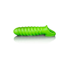 Load image into Gallery viewer, Ouch! Glow In The Dark Swirl Stretchy Penis Sleeve
