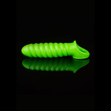 Load image into Gallery viewer, Ouch! Glow In The Dark Swirl Stretchy Penis Sleeve
