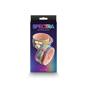 Spectra Bondage Ankle Cuffs Rainbow