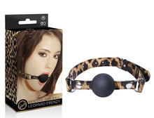 Load image into Gallery viewer, Leopard Frenzy Silicone Ball Gag
