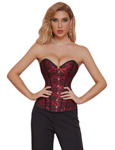 Load image into Gallery viewer, Burgandy Lace Corset (16) 2xl
