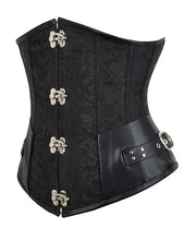 Load image into Gallery viewer, Buckle Underbust Corset Blk (14-16) 2xl
