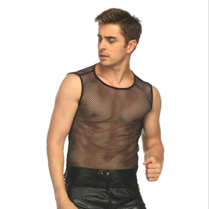 Men's Fishnet Vest 2xl