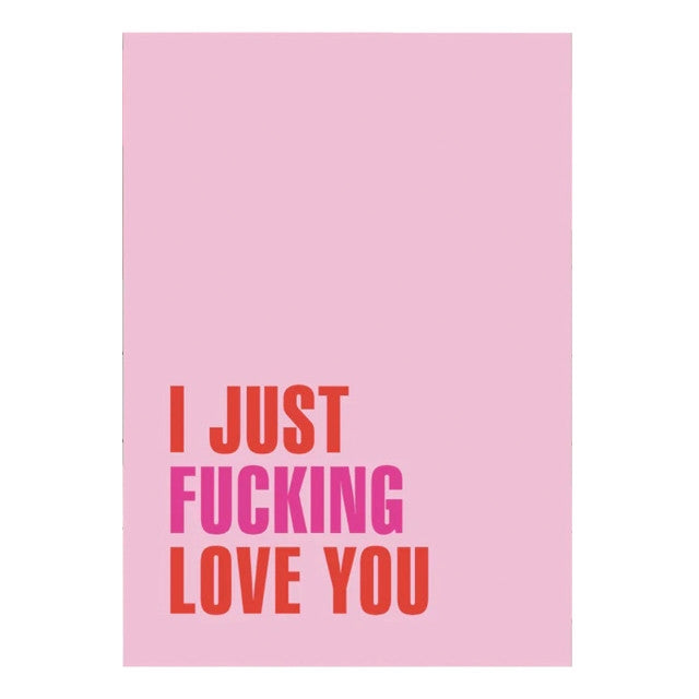 I Just Fucking Love You (card)
