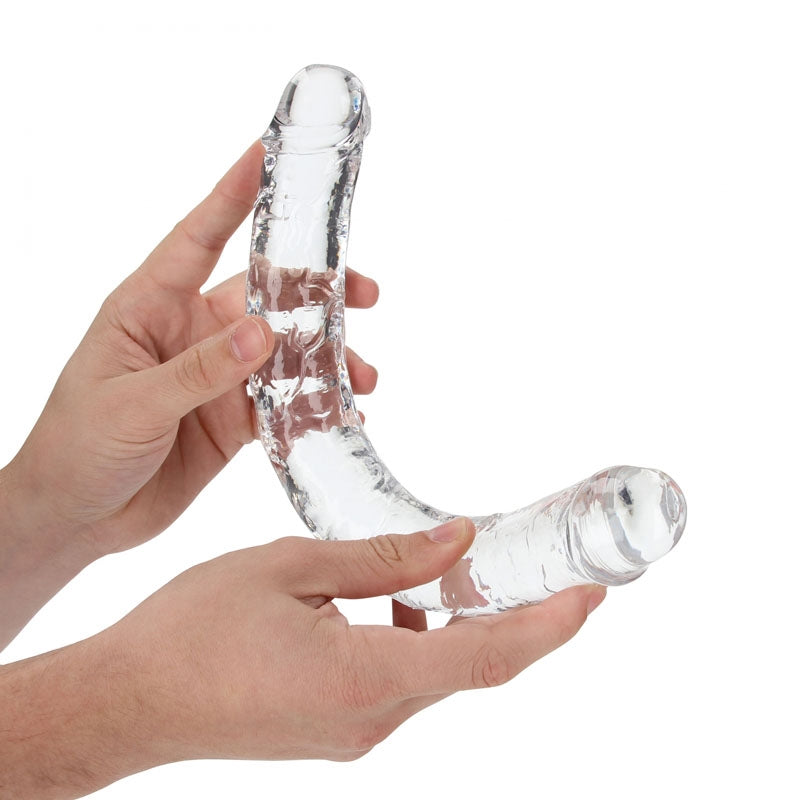Load image into Gallery viewer, Realrock 34cm Double Dong Clear (14")