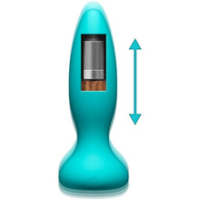 Load image into Gallery viewer, A-play Thrust Experienced Rechargeable Silicone Anal Plug With Remote Teal
