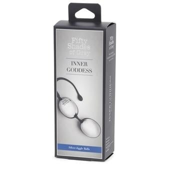 Fifty Shades Of Grey Inner Goddess Silver Jiggle Balls 67g Silver