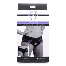 Load image into Gallery viewer, Lace Envy Panty Harness Purple L/xl
