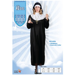 Costume: Nun With Collar & Habit (12-14)