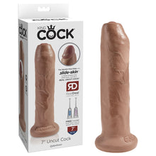 Load image into Gallery viewer, King Cock 7&quot; Uncut Tan
