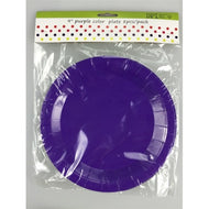 9'' Purple Paper Plate 8pcs