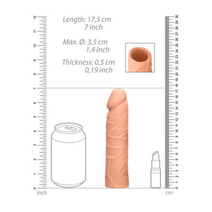 Realrock 7'' Realistic Penis Sleeve