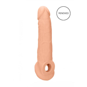 Realrock 9'' Realistic Penis Extender With Rings