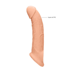 Realrock 9'' Realistic Penis Extender With Rings