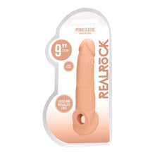 Load image into Gallery viewer, Realrock 9&#39;&#39; Realistic Penis Extender With Rings
