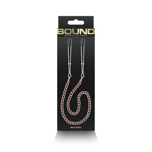 Bound Nipple Clamps Dc3 Rose Gold